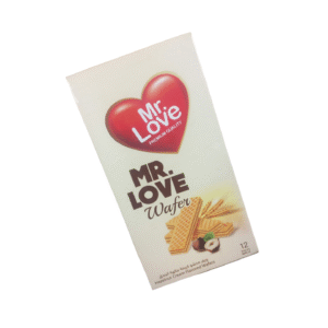 ويفر مستر لوف بنكهة بكريمة بنكهة البندق12 قطعه