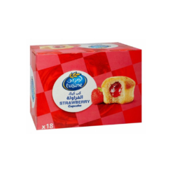 لوزين كب كيك فراولة 18قطعة