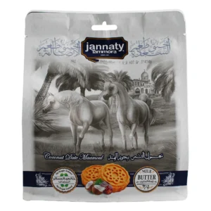 جنتي  معمول التمر خالي من السكر بجوز الهند ٣٥٠ جم