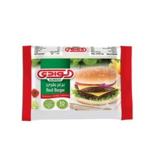 الوادي برغر بقري 10 قطعة