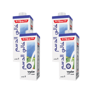 حمودة -حليب خالى الدسم 4*1