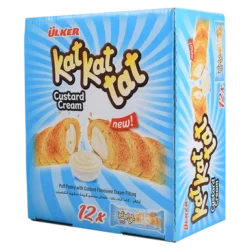 أولكر كات كات تات ملفاي محشو بكريمة الكاسترد 24 جرام × 12