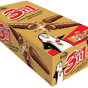 إيجلو بيج 3 في 1" المحشوة بالكريمة ومغطاة بالشوكولاتة 21G-Box