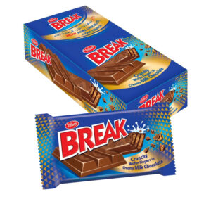 بسكويت ويفر  مغطى بشوكولاتة الحليب من "تيفاني بريك". 12 قطعة