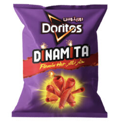 رقائق تورتيلا دوريتوس ديناميتا بنكهة فلامين هوت 40 غرام
