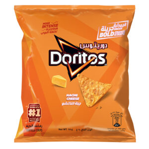 رقائق تورتيلا دوريتوس بنكهة جبنة الناتشو 14 غرام