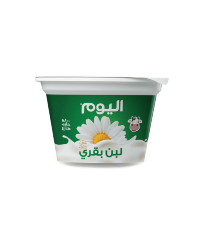 اليوم لبن بقري طازج كامل الدسم 200 غرام