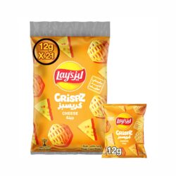  رقائق البطاطس ليز كريسبيز بالجبنة 21 كيسًا