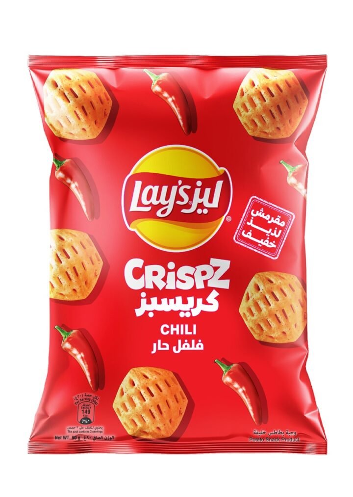  رقائق البطاطس "ليز كريسبز" بنكهة الفلفل الحار 90 جرام.