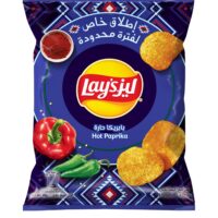  رقائق بطاطس ليز بالبابريكا الحارة.  45 جرام