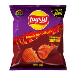  رقائق بطاطس ليز ويڤي بنكهة سريراتشا الحارة جدًا 45 جرام