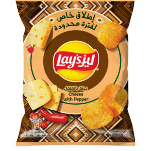  رقائق بطاطس ليز بالجبنة والفلفل  45 جرام