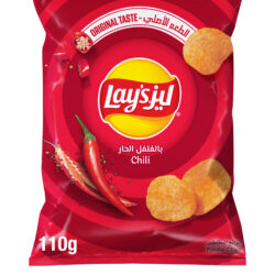 رقائق بطاطس ليز بالفلفل الحار110 جرام.