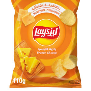 رقائق بطاطس ليز بالجبنة الفرنسية 110 جرام.