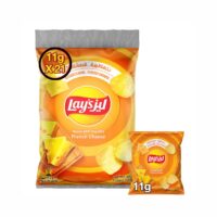 رقائق بطاطس ليز بالجبنة الفرنسية 21 كيسًا