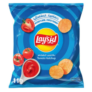  رقائق بطاطس ليز بنكهة كاتشب الطماطم 11 جرام