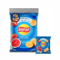 رقائق بطاطس ليز بنكهة الكاتشب21 كيسًا