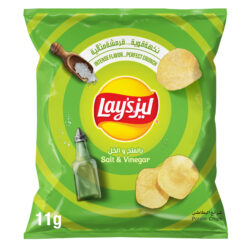 رقائق بطاطس بالملح والخل من ليز 11 جرام