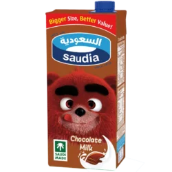 حليب السعوديه حليب شوكولاتة 1 لتر
