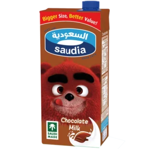 حليب السعوديه حليب شوكولاتة 1 لتر