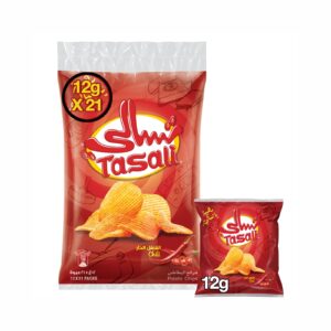 شرائح بطاطس تسالي بنكهة الفلفل الحار 21 كيسًا