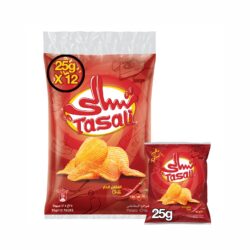 شرائح بطاطس تسالي بنكهة الفلفل الحار 12 كيسًا