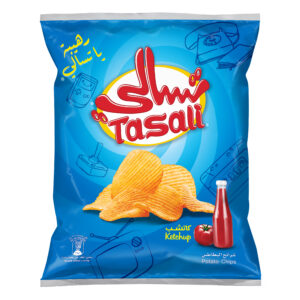 رقائق بطاطس تسالي بنكهة الجبنة الكريمية الحارة. 25 غرام