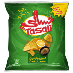 رقائق البطاطس تسالي بنكهة الكمون والليمون 25 غرام