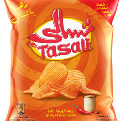  رقائق بطاطس تسالي  بنكهة الجبنة الكريمية الحارة 25 فرام