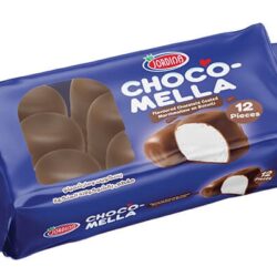 جوردينا بسكويت و مارشميلو مغطى بالشوكولاتة المنكهة 12 قطعه