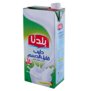 حليب بلدنا قليل الدسم 1 لتر