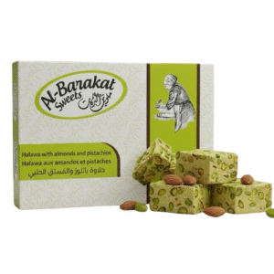 حلاوة البركات باللوز والفستق الحلبي