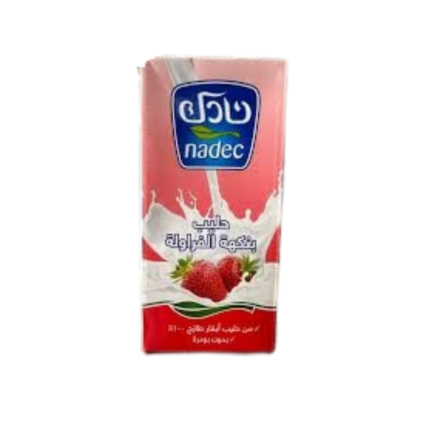 حليب بلدنا بالفراولة 1 لتر