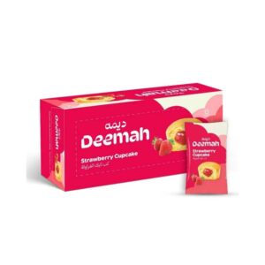 ديمه كب كيك الفراولة علبة 12 حبة 27 جرام