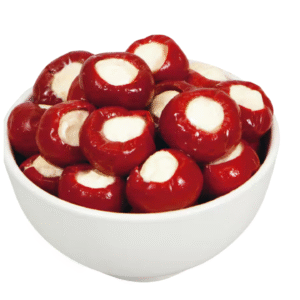 فلفل احمر محشي لبنه (بالوزن)