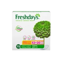 Fresshdays فوط نسائية يومية -حجم عادي- 72pcs