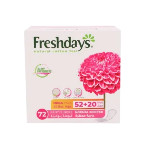 Fresshdays فوط نسائية يومية -حجم عادي معطرة- 72pcs