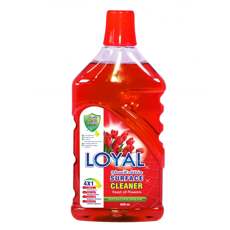 LOYAL منظف و مطهر الاسطح 800ml بعطر الزهور