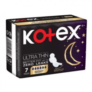 Kotex فوط نسائية ليلية -الترا رفيعة- 7pcs