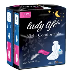 LadyLife فوط نسائية ليلية -ماكسي- 10pcs