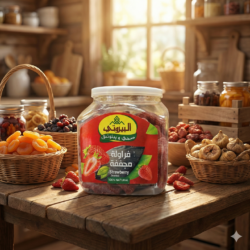 البيروتي فراولة مجفف 250 غرام