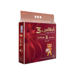 مناديل اطلس 3طبقات 220منديل*10عبوات