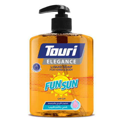 Touri صابون سائل للايدي والجسم 500ml فن صن