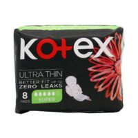 Kotex فوط نسائية -رفيعة حجم كبير- 8pcs