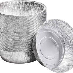 صحون قصدير مدور كبير 5*1