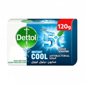 Dettol صابونة للعناية بالبشرة 120gبعطر المنثول