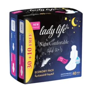 LadyLife فوط نسائية ليلية -ماكسي- 40pcs