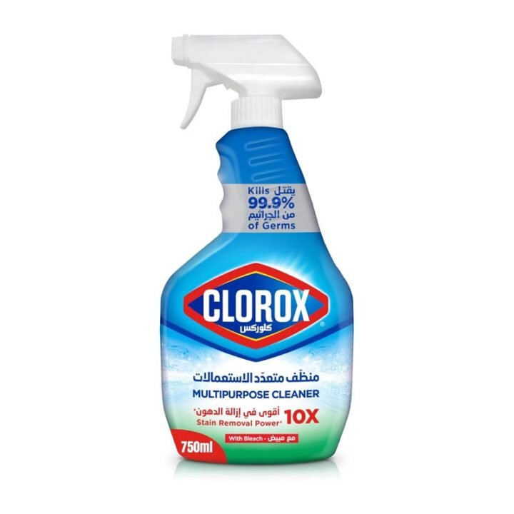 CLOROX بخاخ منظف ومطهر متعدد الاستعمالات مع مبيض 750ml