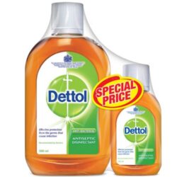 Dettol مطهر ومعقم الاسطح 500ml+125ml