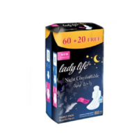 LadyLife فوط نسائية ليلية -ماكسي- 80pcs